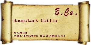Baumstark Csilla névjegykártya